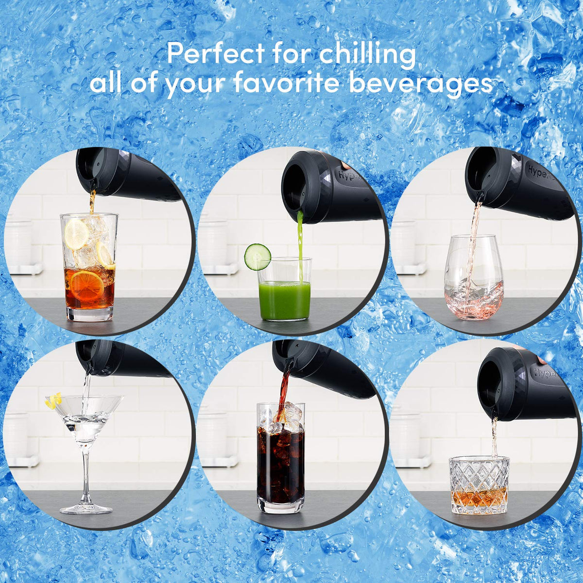 HyperChiller HC2CB ready to chill coffee in 60 seconds with no dilution.