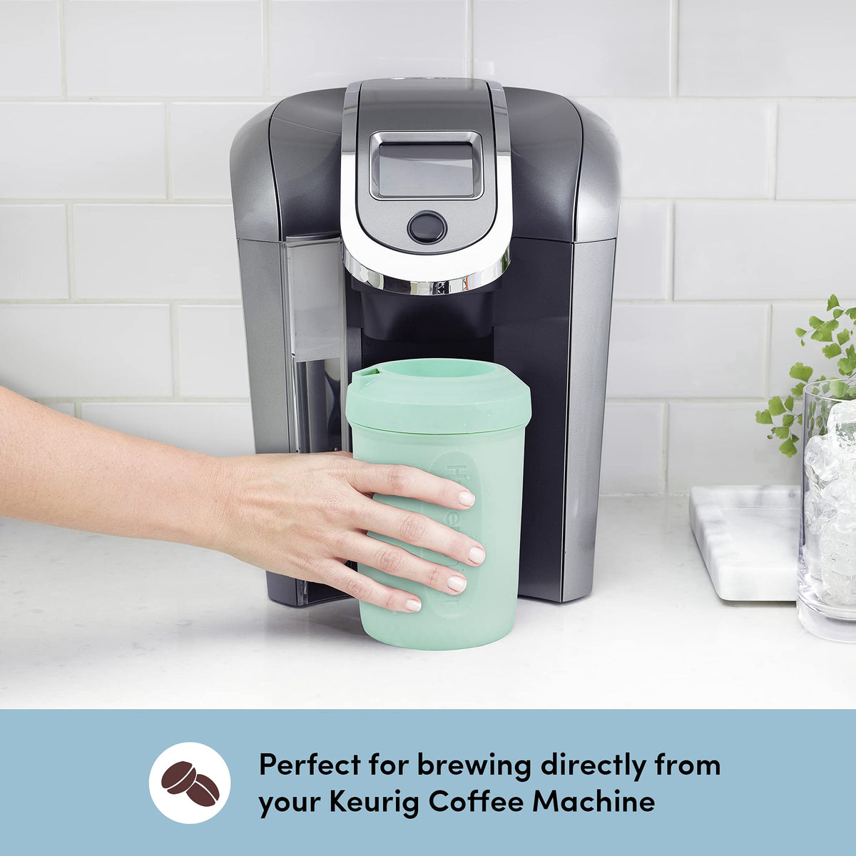 Coffee poured into HC2M for near-instant cooling in under a minute.