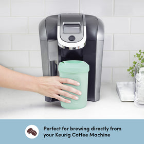 Coffee poured into HC2M for near-instant cooling in under a minute.
