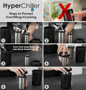 HyperChiller HC2W chilling wine for a quick, balanced chill