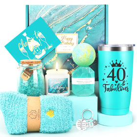 iaovueby 40th birthday tumbler keeps drinks hot or cold on the go
