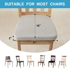 IASEAHK non-slip bottom and straps keep cushions in place