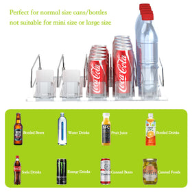 IBORING drink organizer with integrated pusher enables automatic replenishment