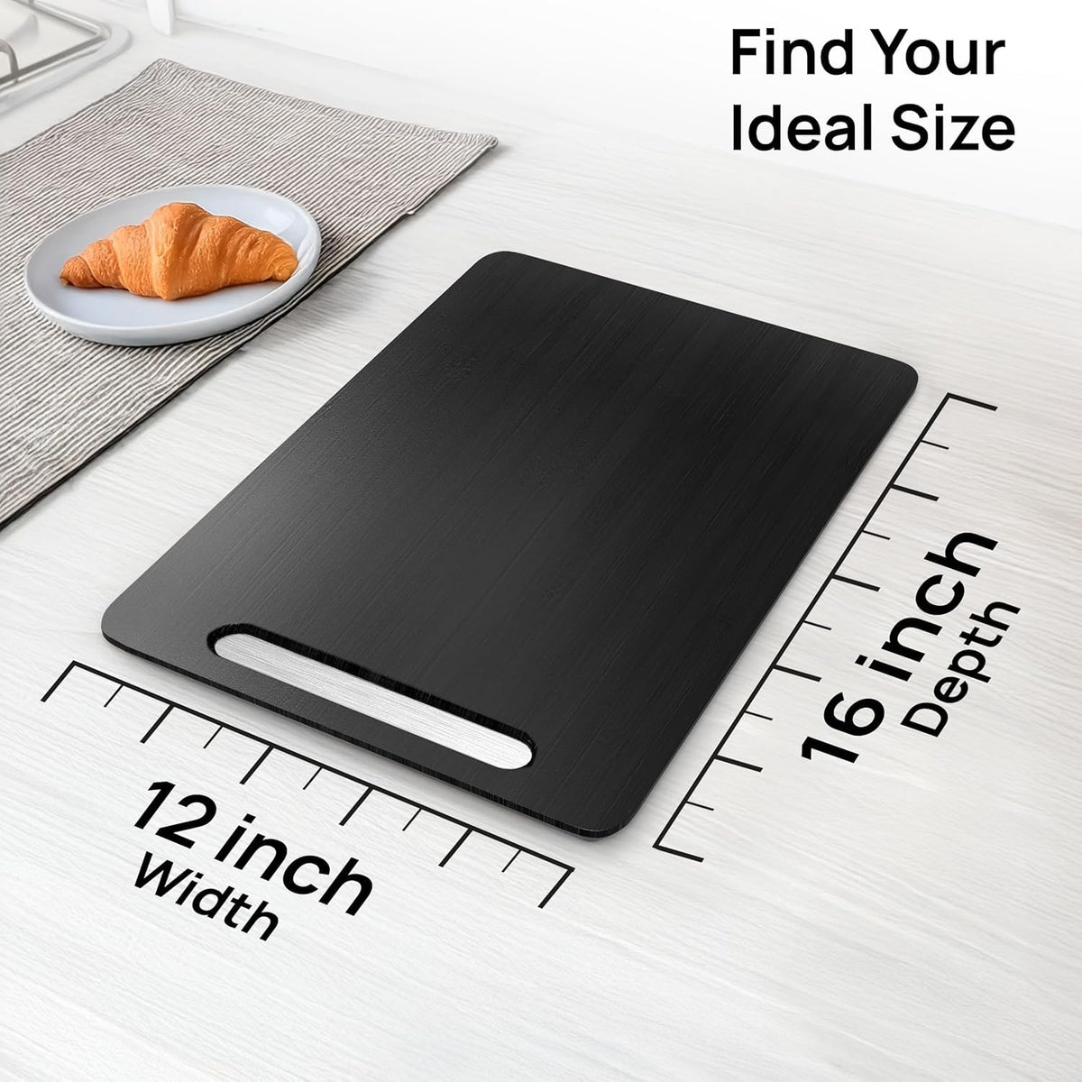 Ibyx coffee-maker sliding tray under cabinet enables quick access without lifting.
