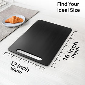 Ibyx coffee-maker sliding tray under cabinet enables quick access without lifting.