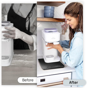Ibyx Elegant Appliance Slider supports up to 40 lb for heavier appliances