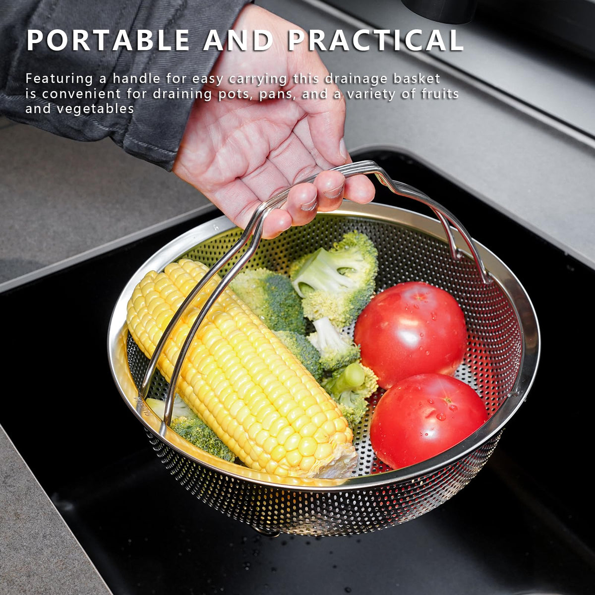 ICEICE vegetable steamer basket elevates vegetables for optimal steam circulation