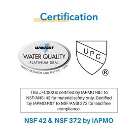 ICEPURE packaging highlights certifications and safe materials for confident use