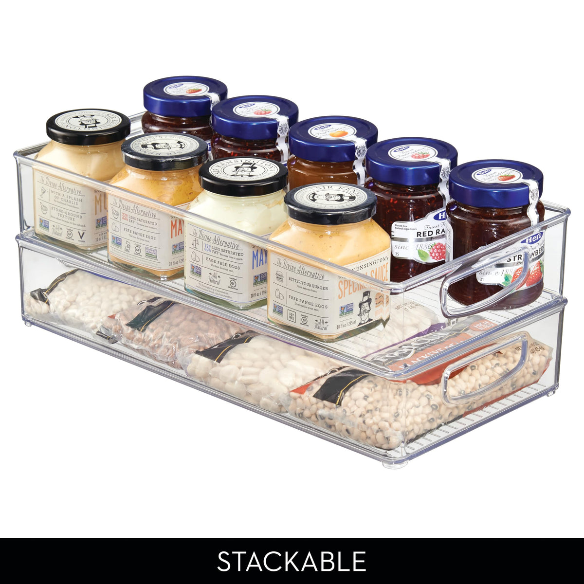 iDesign Fridge-Safe Storage Bin for organized refrigeration