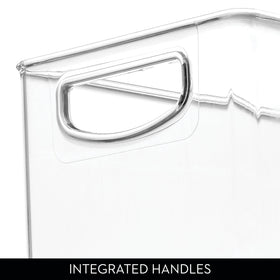 iDesign pantry bin with raised feet for stable stacking and airflow