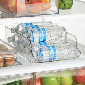 iDesign durable plastic construction with reinforced bottom for stable storage.