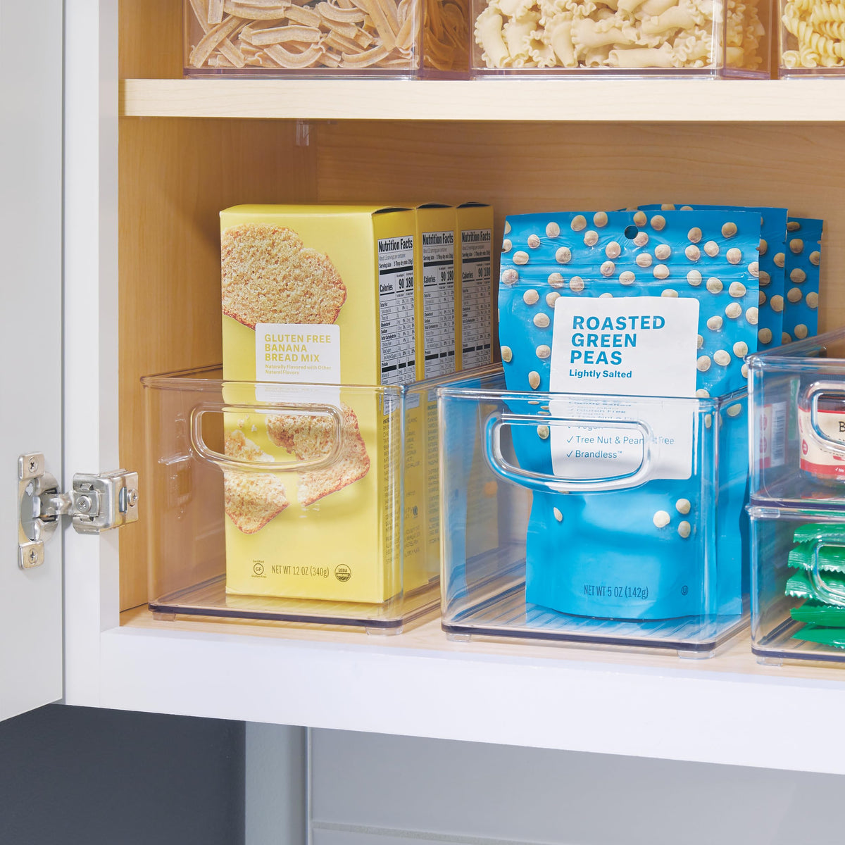 iDesign Stackable Bin with built-in handles for simple transport