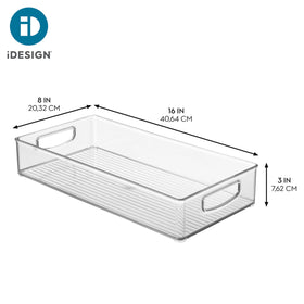 iDesign Stackable Bin for cabinets and shelves