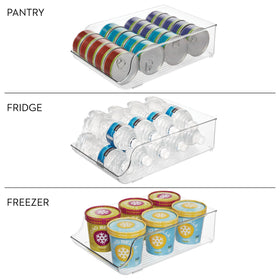 iDesign versatile organizer for bottles, cans, and jars beyond water.