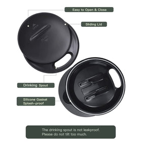 Ideus 304 stainless steel interior preserves flavor without odor transfer.