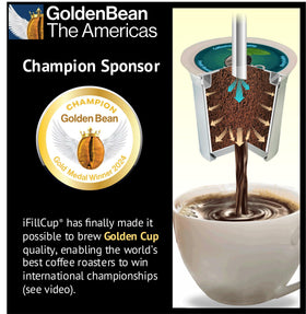 iFillCup compact packaging saves space and reduces clutter.