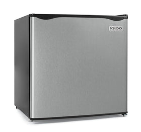 Igloo 1.6 cu ft mini fridge front view showing compact cooling for drinks and snacks.
