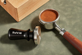 IKAPE stainless steel 58mm base highlighting durable construction