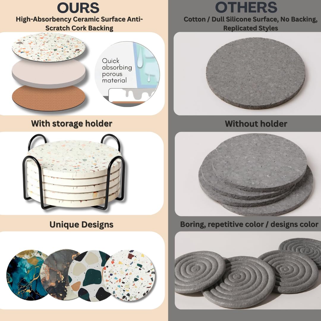 Gift-ready ilohaus coaster-set suitable for housewarmings and birthdays