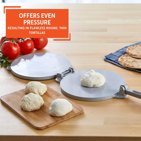 IMUSA MEXI-86005 multi-use tool for arepas and empanadas.