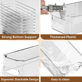 Incostar-clear-fridge-bin-fruit-vegetables keeps produce organized and accessible.