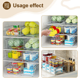 Incostar-pantry-clear-bin-condiments-dairy maintains neat pantry storage.