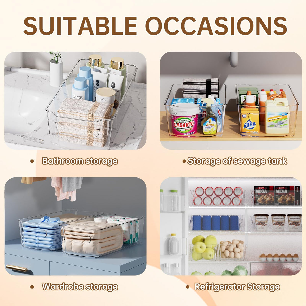 Incostar 12.4-inch organizer set keeps pantry neat and accessible.