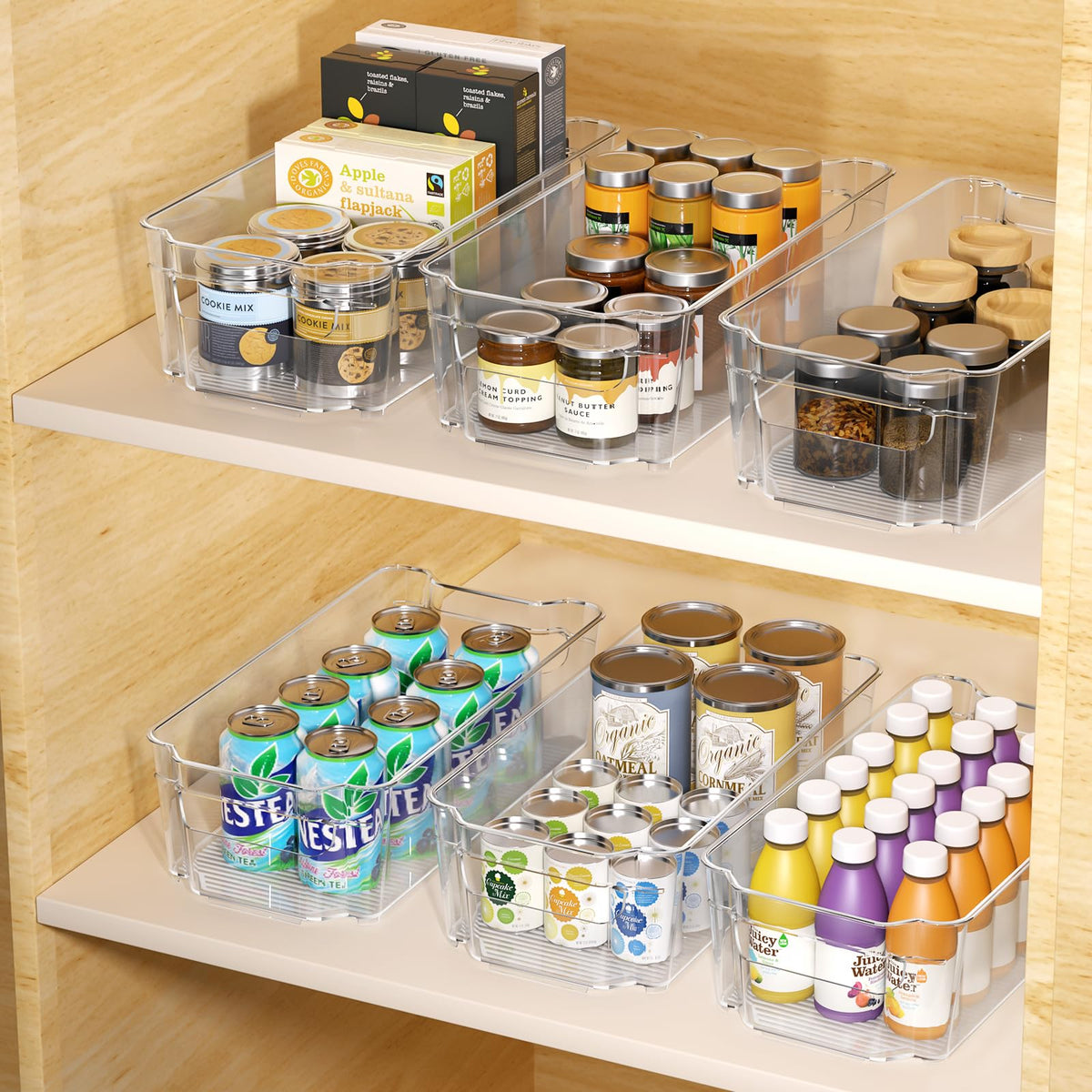 Incostar freezer-friendly organizer bin for tidy freezer shelves.