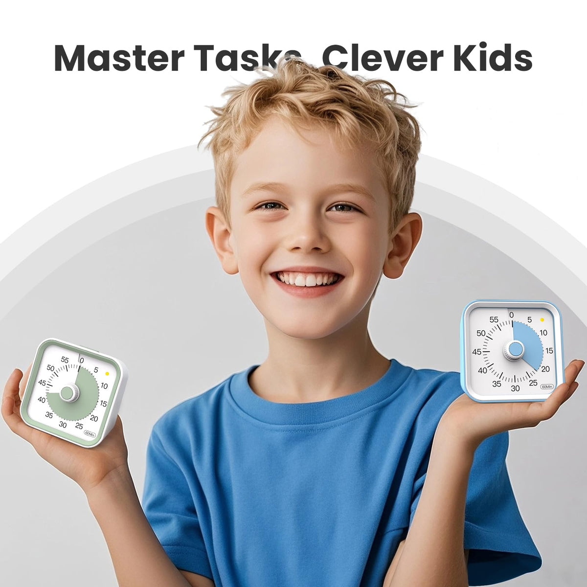 InfPokid kid-friendly visual timer for homework and playtime routines.