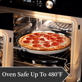 Innerwell flat base with raised edge for even batter spreading