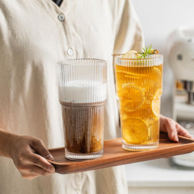INSETLAN dishwasher-safe glass tumbler 20oz for easy cleanup.