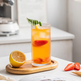 INSETLAN everyday-elegance glasses add refined style to meals.