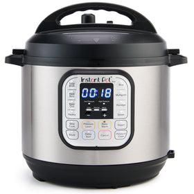 Instant Pot Duo on-counter view showing 7-in-1 versatility for busy weeknights.