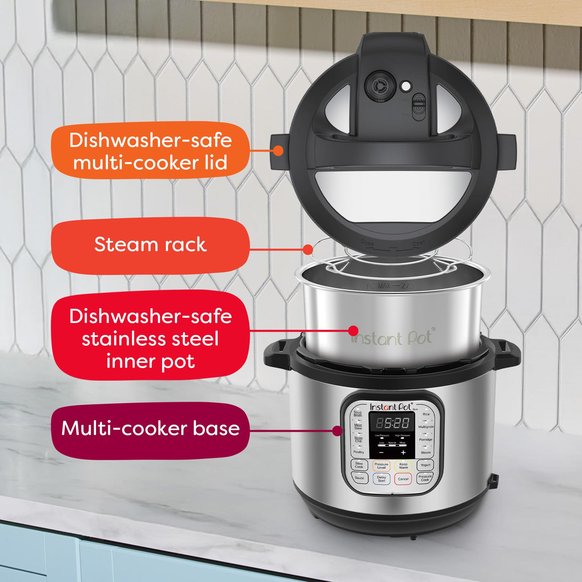 Instant Pot Duo 8-Quart batch cooking for family dinners