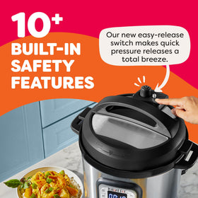 Instant Pot Duo 8-Quart stainless steel pot for durable everyday use