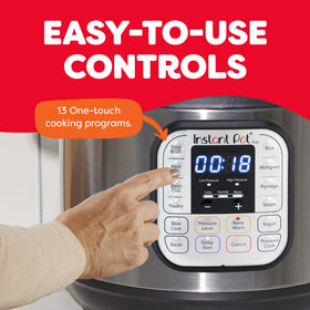 Instant Pot Duo 8-Quart steam release in action for quick pressure relief