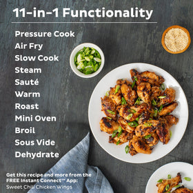Instant Pot Duo Crisp pressure cooker lid for fast, safe sealing