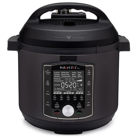 Instant Pot Pro front view with 6-quart capacity for family meals.