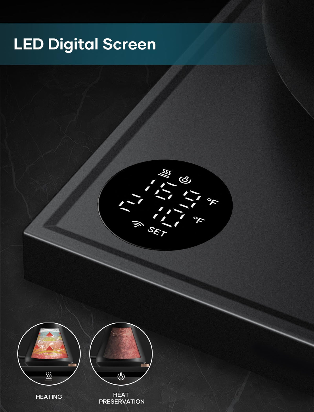 INTASTING Electric Kettle brew-stopwatch helps time pour-over sessions.
