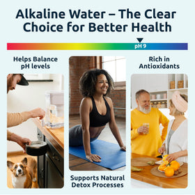 Invigorated Water pitcher BPA-free materials ensure safe hydration