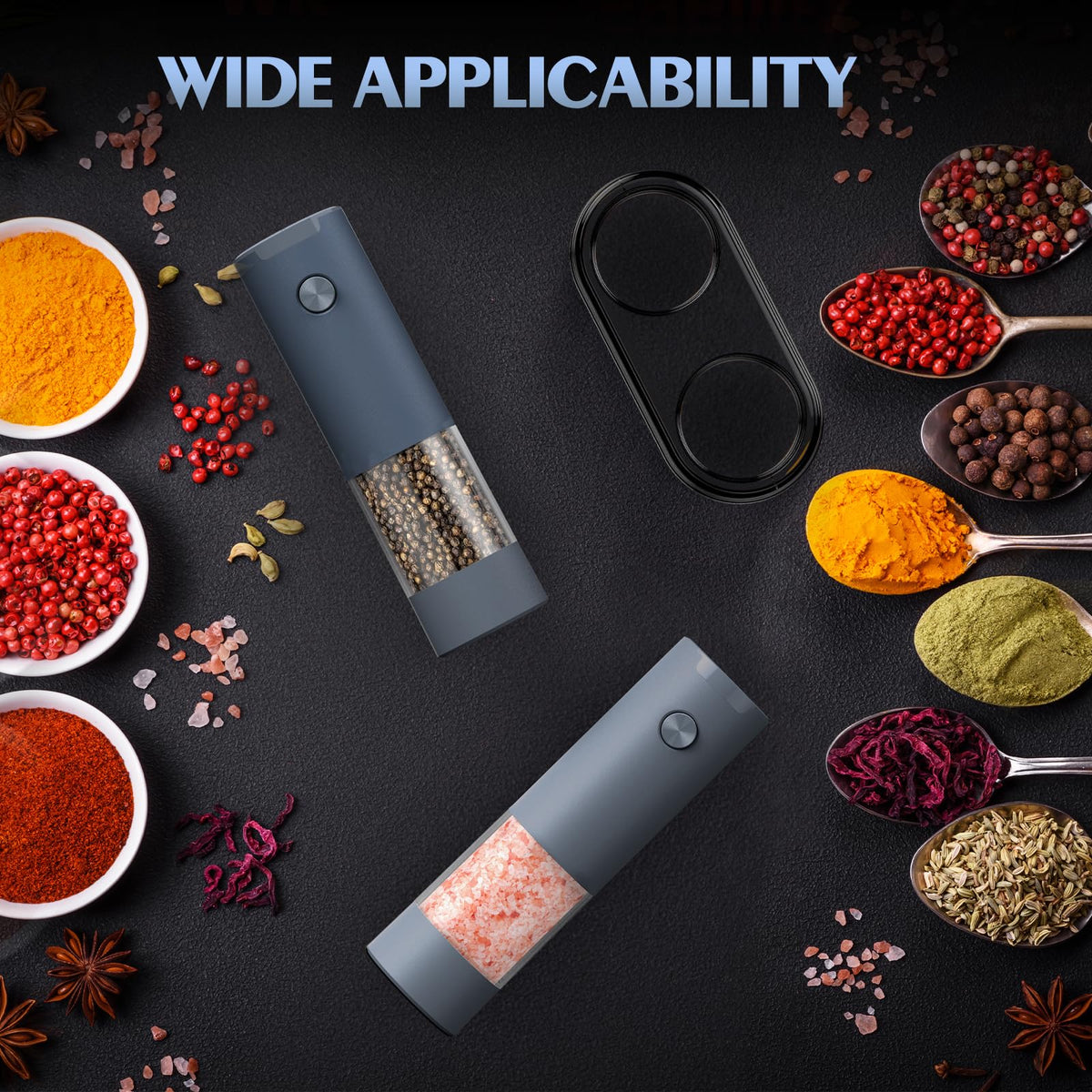 ioion one-hand operation for hands-free seasoning during cooking
