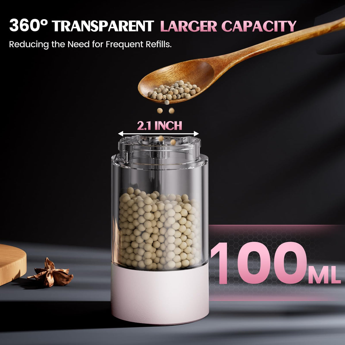 ioion large-capacity grinders reduce refills during gatherings