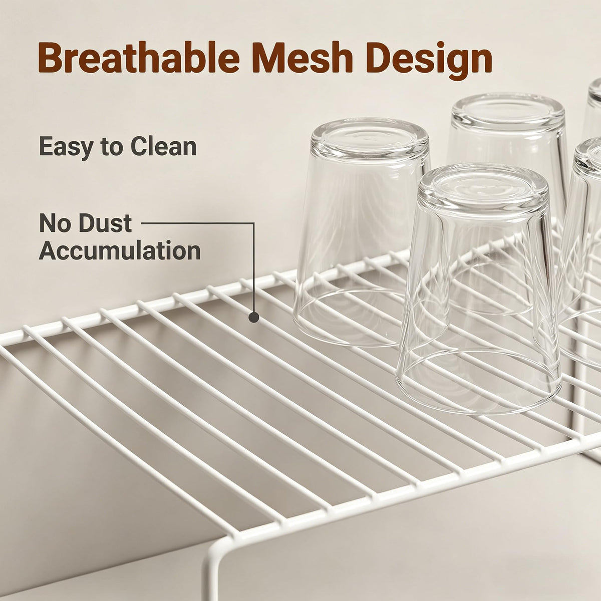 iPEGTOP dishware-storage-cabinet stacks plates and bowls efficiently