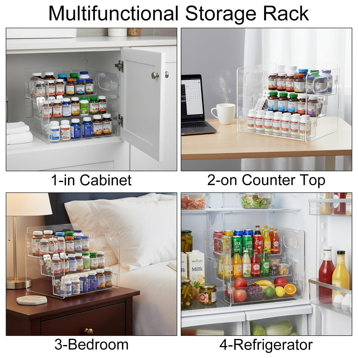 IPENP living area organizer keeps remotes and chargers visible
