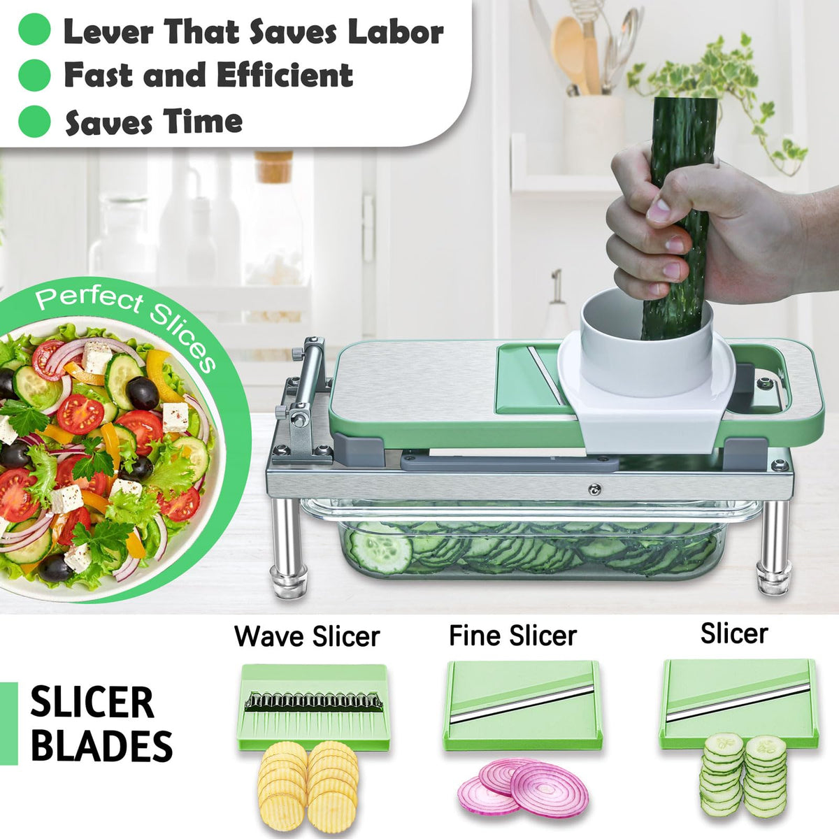 IPOVIPO chopper with container keeps chopped ingredients neatly contained for easy transfer.