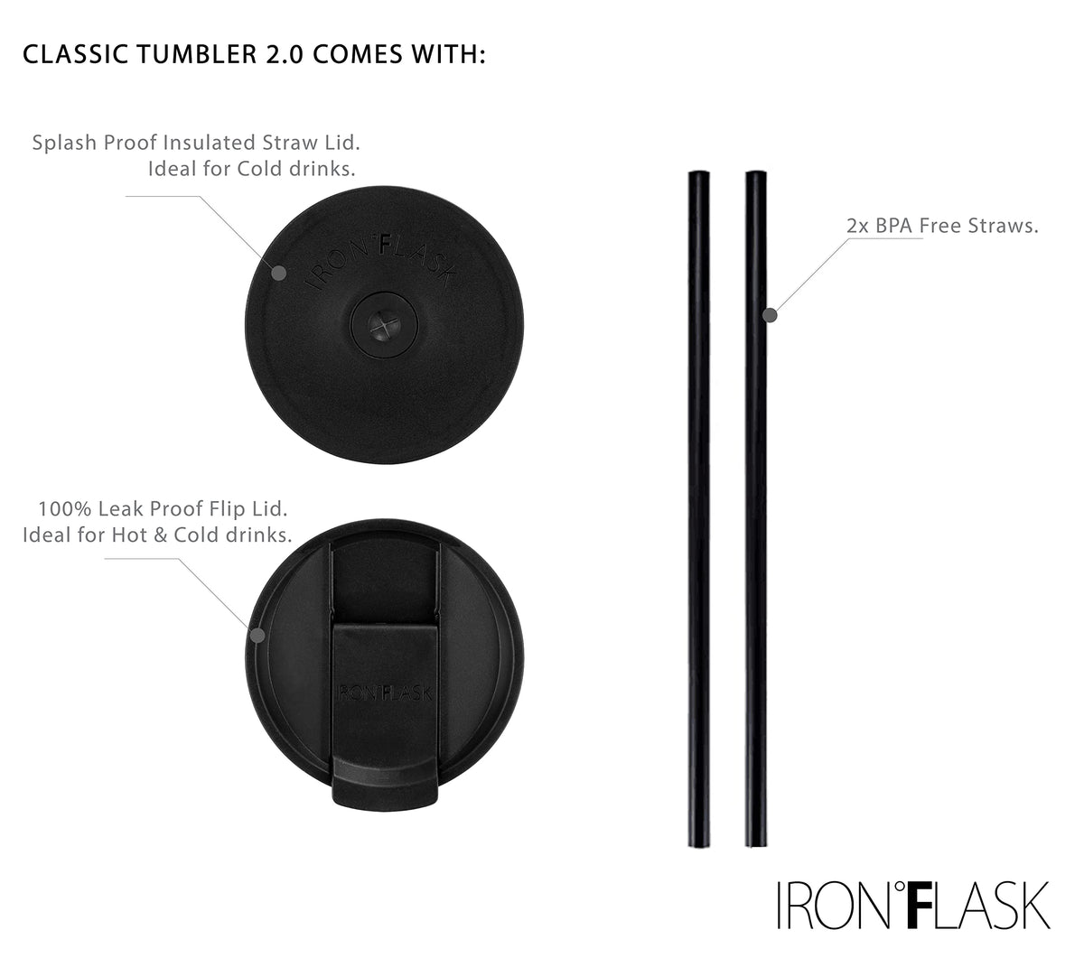 IRON °FLASK Classic tumbler in use during outdoor adventures and commutes