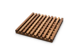 Compact 10x10 inch size fits counters, tables, and entertaining spaces.