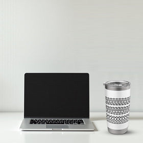 ishenkea office use tumbler on desk, convenient for coffee breaks.
