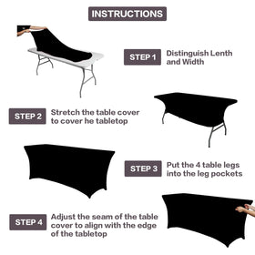 IVAPUPU stain-resistant table cover offers easy care for events