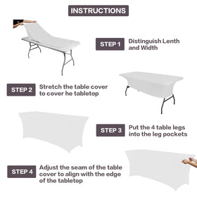 IVAPUPU tablecloth easy-care and machine washable surface after a quick wash.